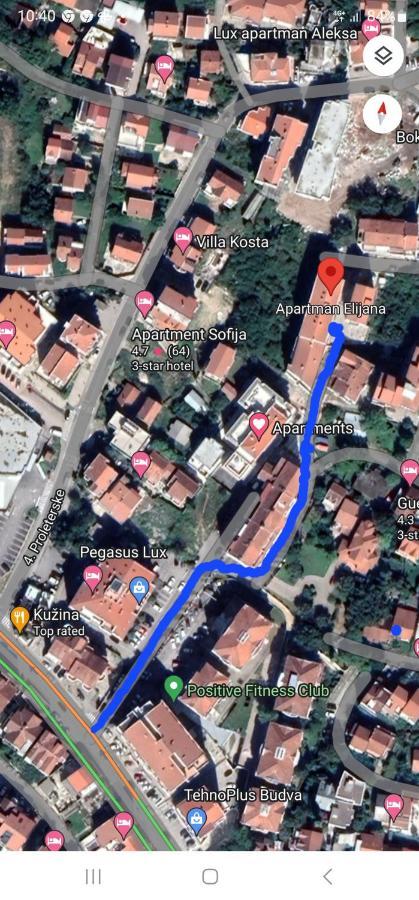 Apartman Elijana Budva Exterior foto